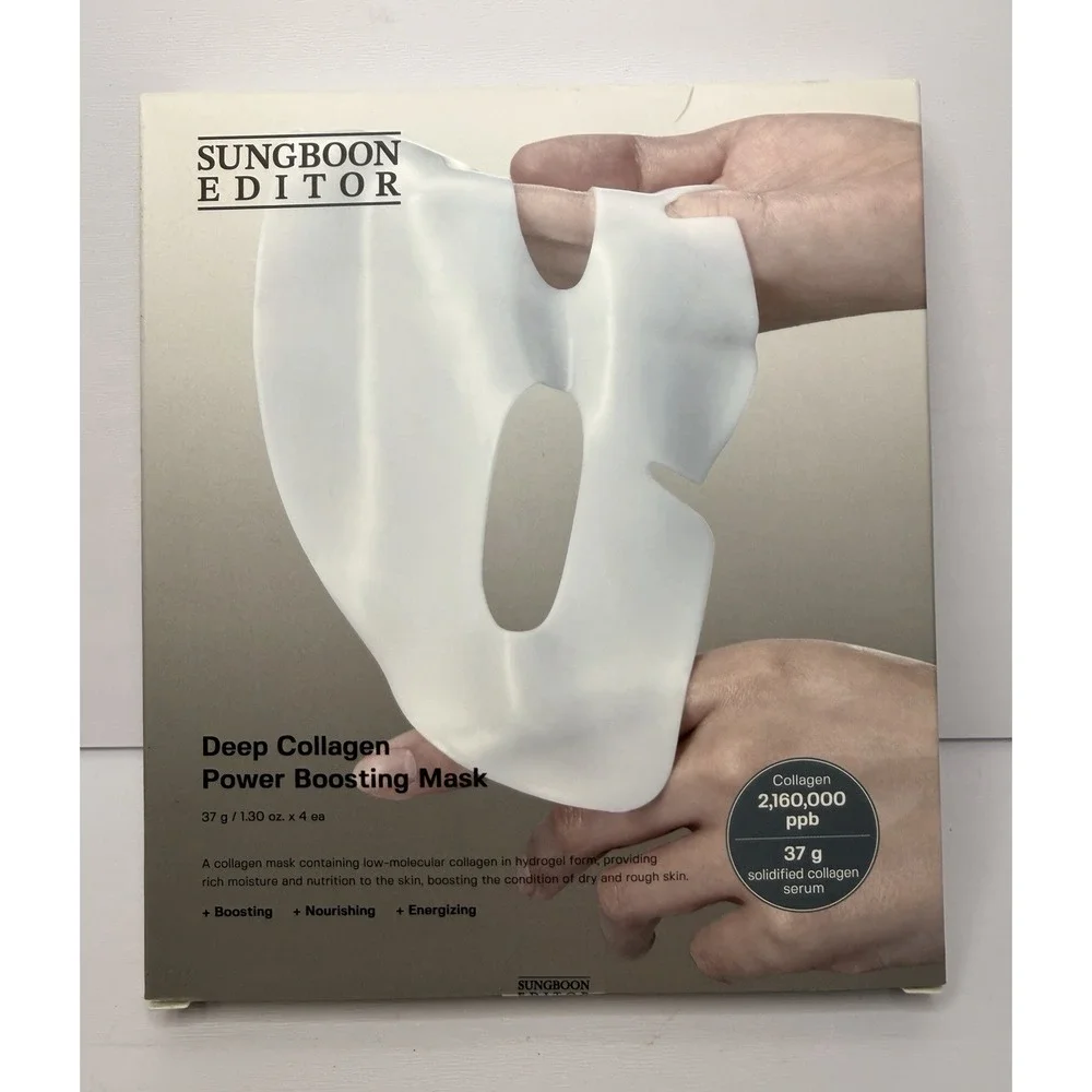 SUNGBOON EDITOR Deep Collagen Power Boosting Mask (4 Pack)